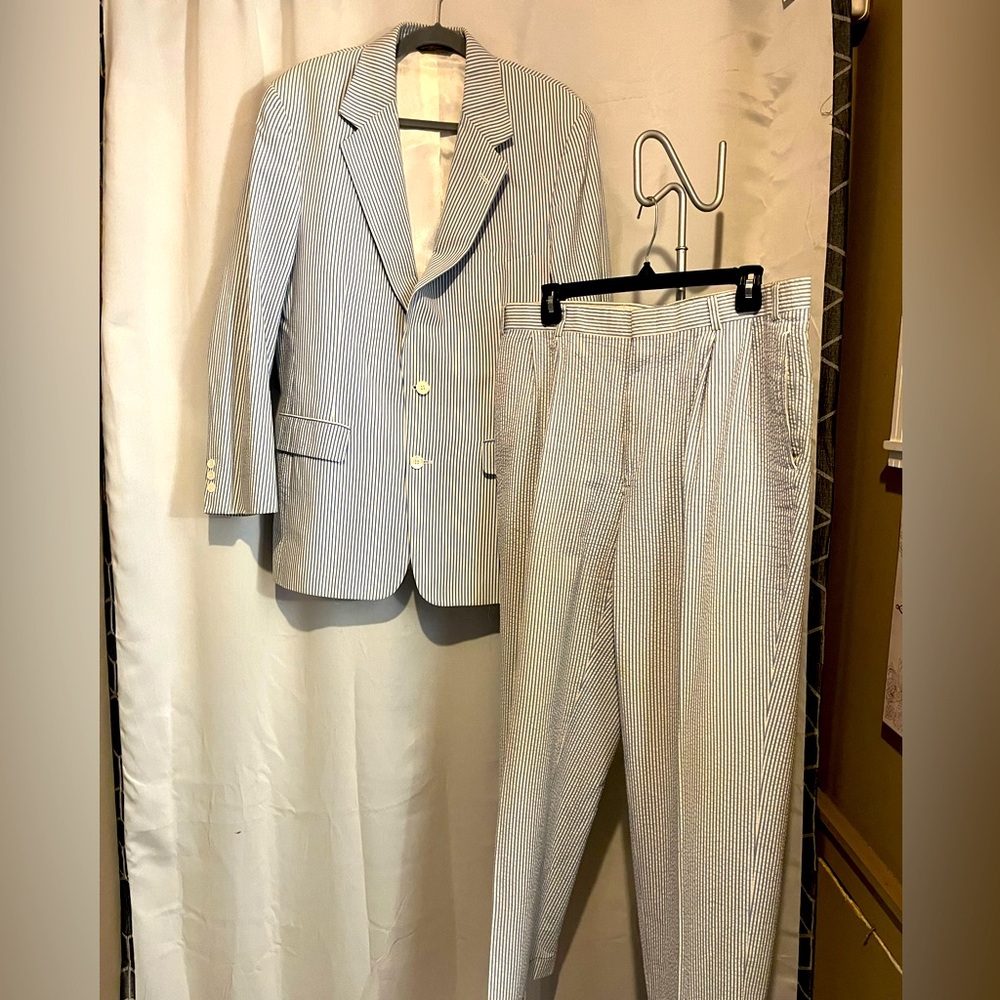Men’s Vintage Brooks Brothers Seersucker Suit